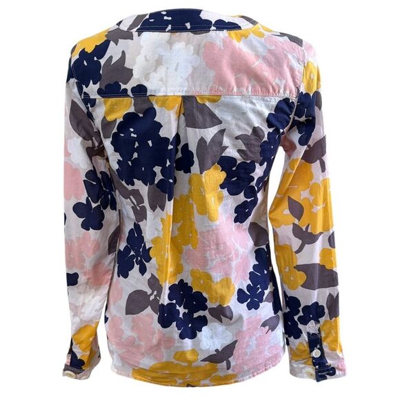Boden Floral Popover Shirt 2 - Picture 2 of 4